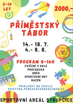 Příměstský tábor s cvičením a hrami pro děti 